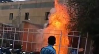 Delhi: Transformer blast near AIIMS Trauma Centre sparks fire