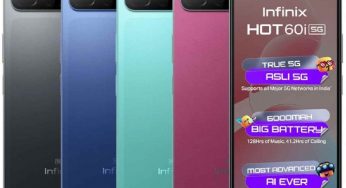 Infinix Hot 60i 5G with 6,000mAh battery launched in India
