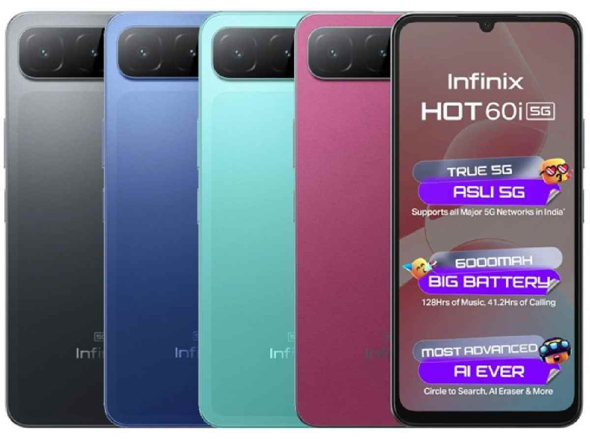 Infinix Hot 60i 5G with 6,000mAh battery launched in India
