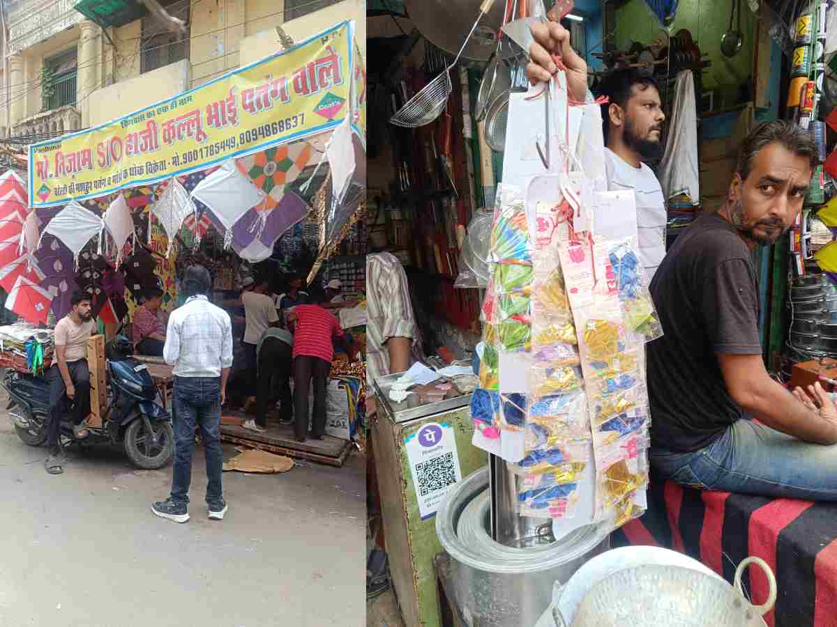Delhi: Lal Kuan, India’s biggest kite market, turns colourful for I-Day