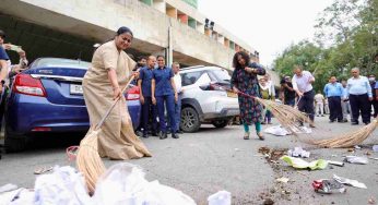 Delhi CM launches month-long cleanliness drive ‘Dilli ko kude se azaadi’