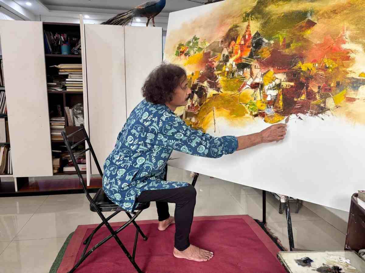 Ram in every particle: Anand Narain wins national award for evocative canvas