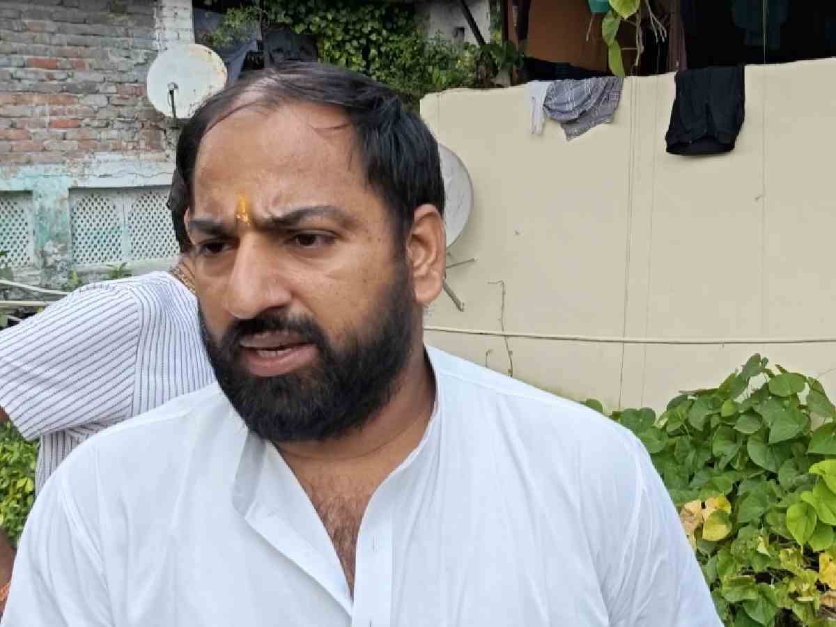 Gopal Jha, Secretary of the Yamuna Bazaar Residents’ Welfare Association