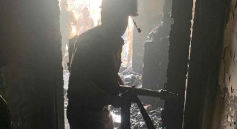 Delhi: Fire breaks out at apartment complex near RML hospital