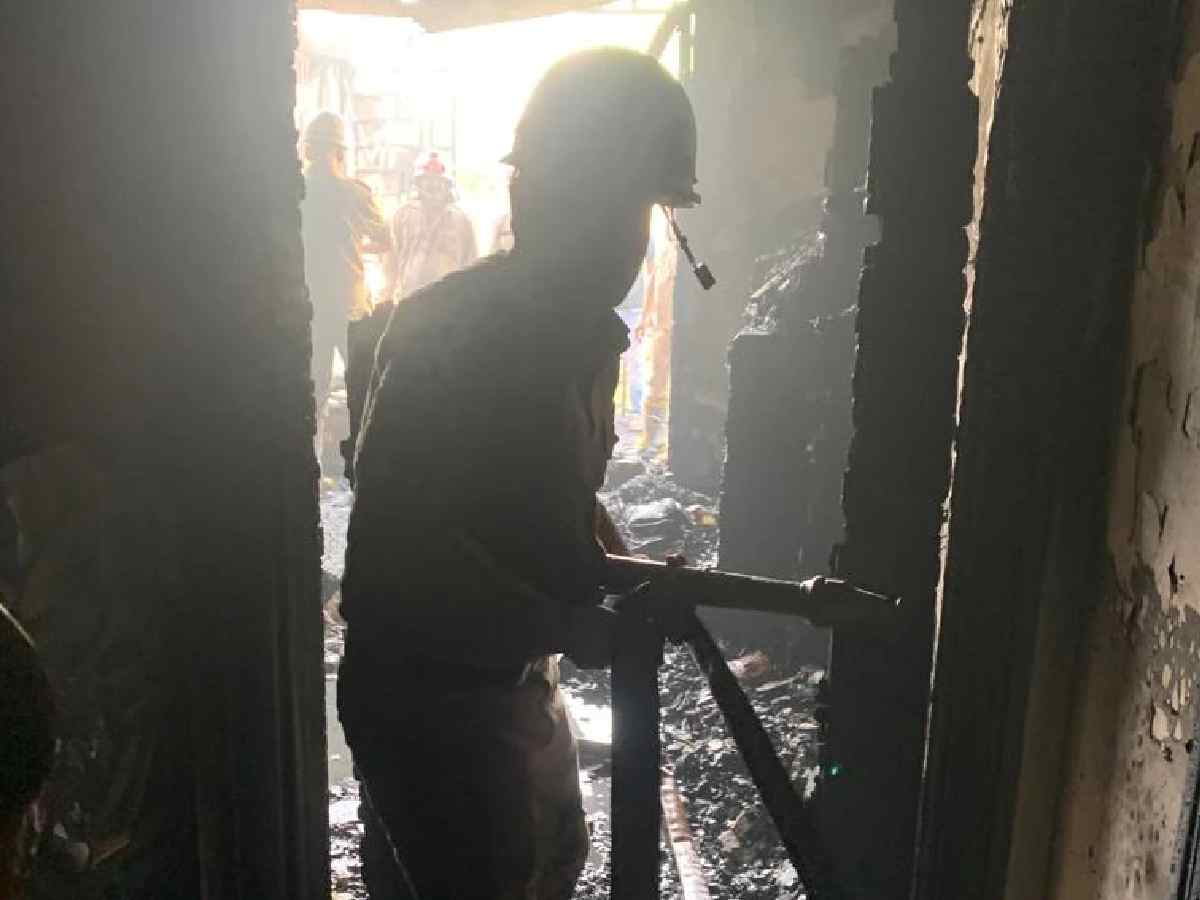 Delhi: Fire breaks out at apartment complex near RML hospital