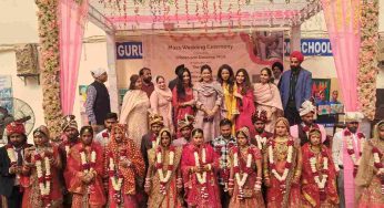 Mass wedding in Greater Kailash brings dignity and joy to ten couples