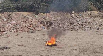 Civic body accused of dumping construction waste in East Delhi amid pollution crisis