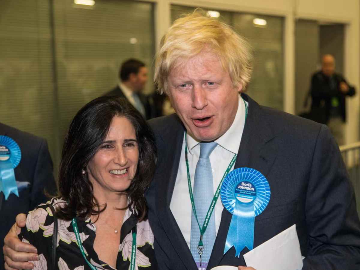 Marina Wheeler with Boris Johnson