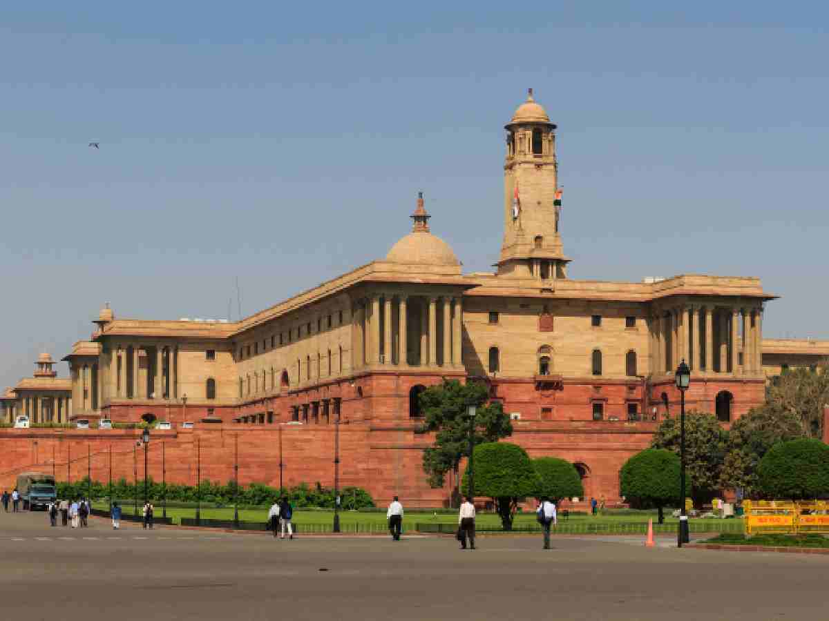A view of North Block