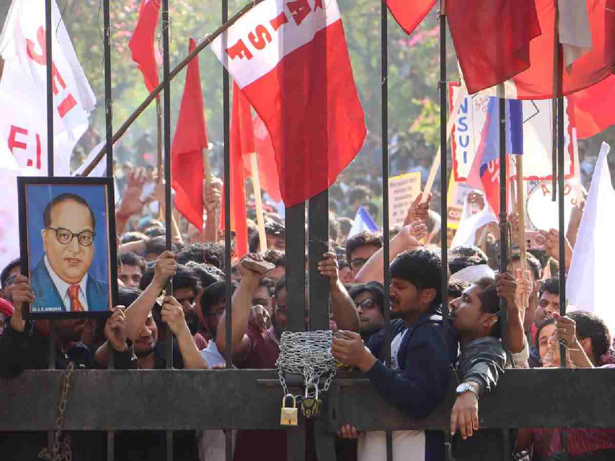 14 arrested in JNU protest case