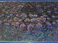 At Palette Art Gallery, Om Soorya reimagines landscape as a shifting inner terrain