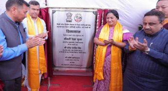 Delhi CM lays foundation stone for Ladakh-themed foot over bridge at Monastery Market