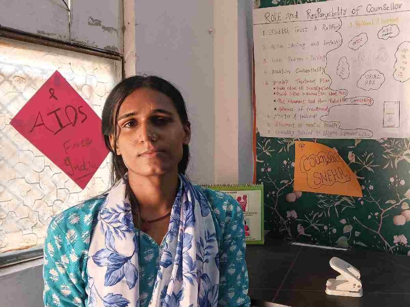 Ritika, a 24-year-old transwoman, staying at Delhi's only Garima Greh