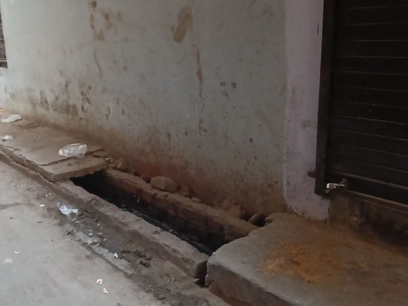 Open drains are dime a dozen at JJ Colony