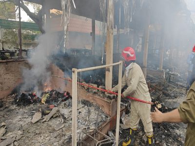 Fire breaks out at Nature Bazaar in south Delhi, around 50 shops gutted