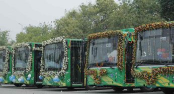 Delhi CM flags off 200 e-buses in push for pollution-free public transport