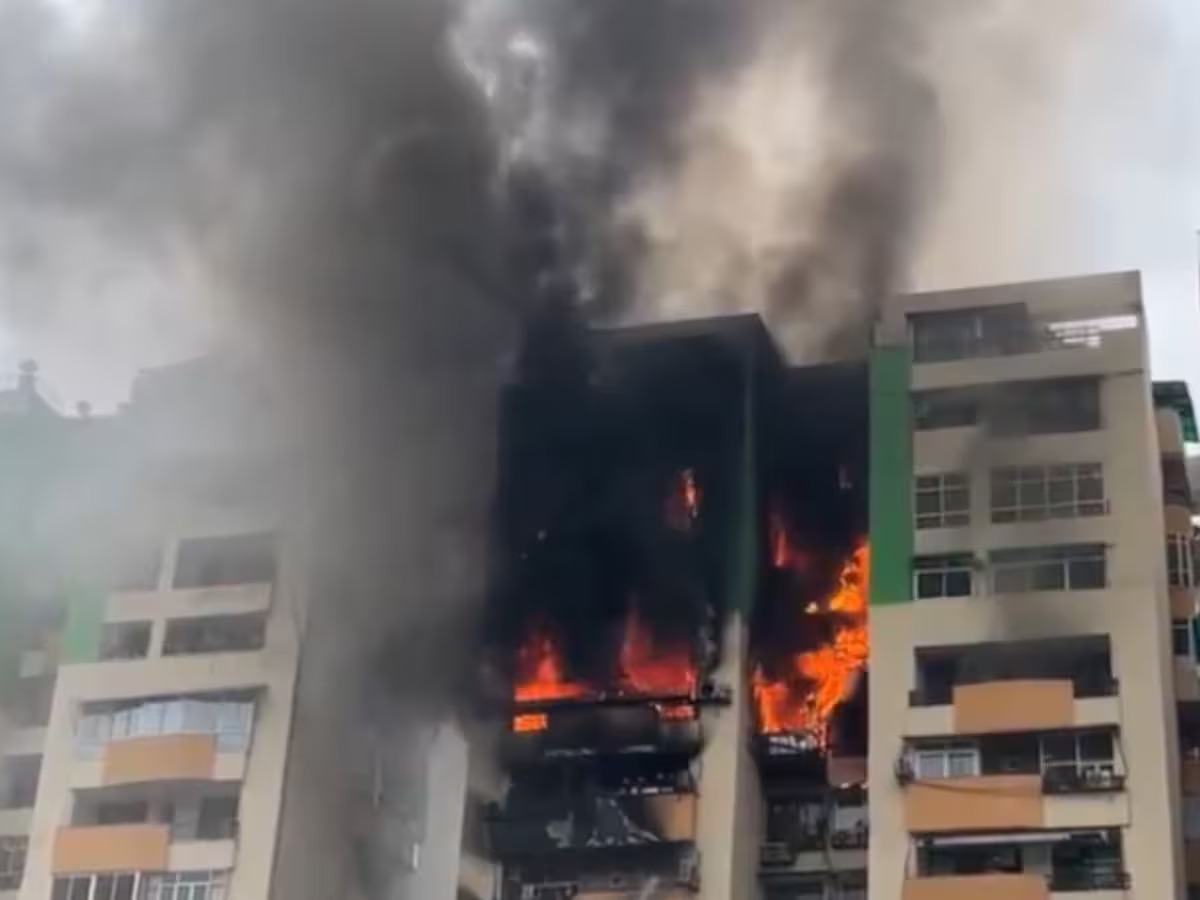 Fire breaks out in Ghaziabad high-rise; several residents rescued