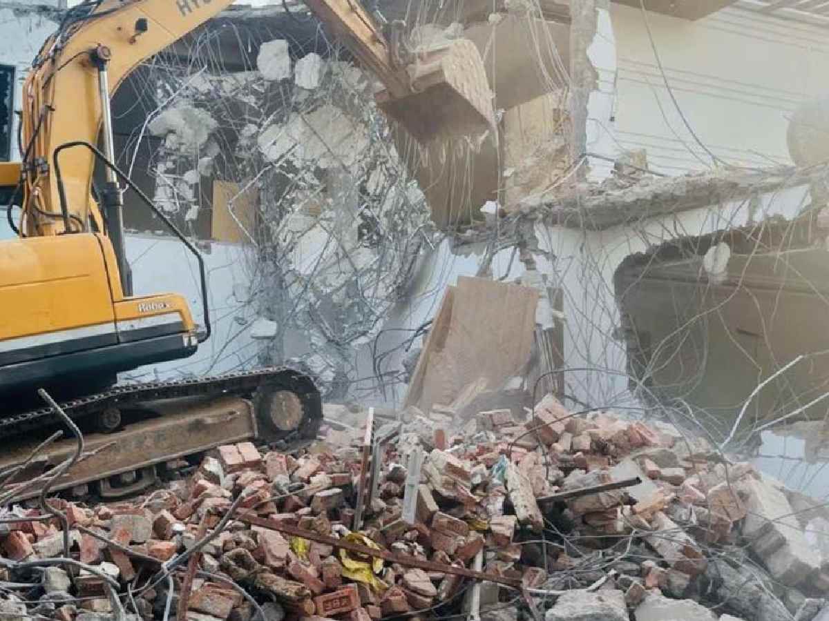 DDA conducts demolition drive in south Delhi’s Sainik Farm