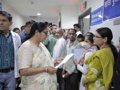 Delhi CM notes shortcomings during check at Aruna Asaf Ali hospital; pulls up officials