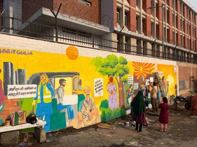 International Labour Day: Murals in east Delhi spotlight workers’ struggle with rising temperatures
