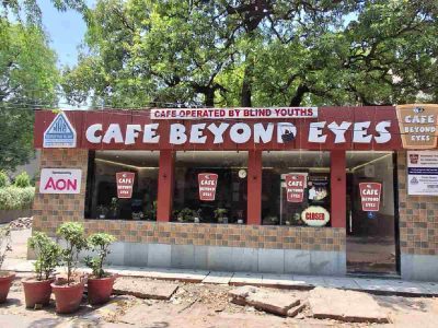 The clatter of utensil, aroma of spices, and rhythm of service replace sight at Cafe Beyond Eyes