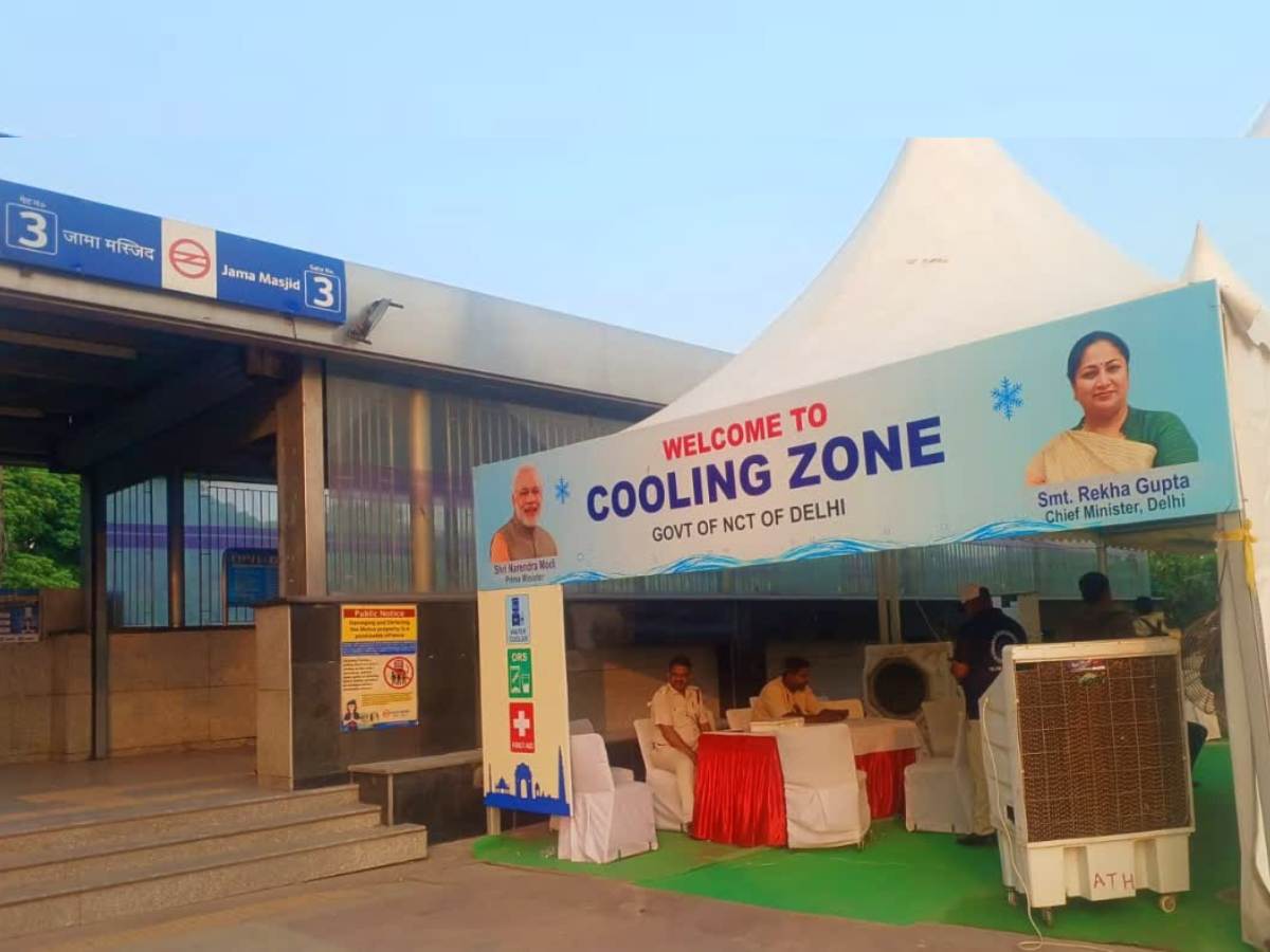 Cooling zone set up near Jama Masjid to provide relief from heat