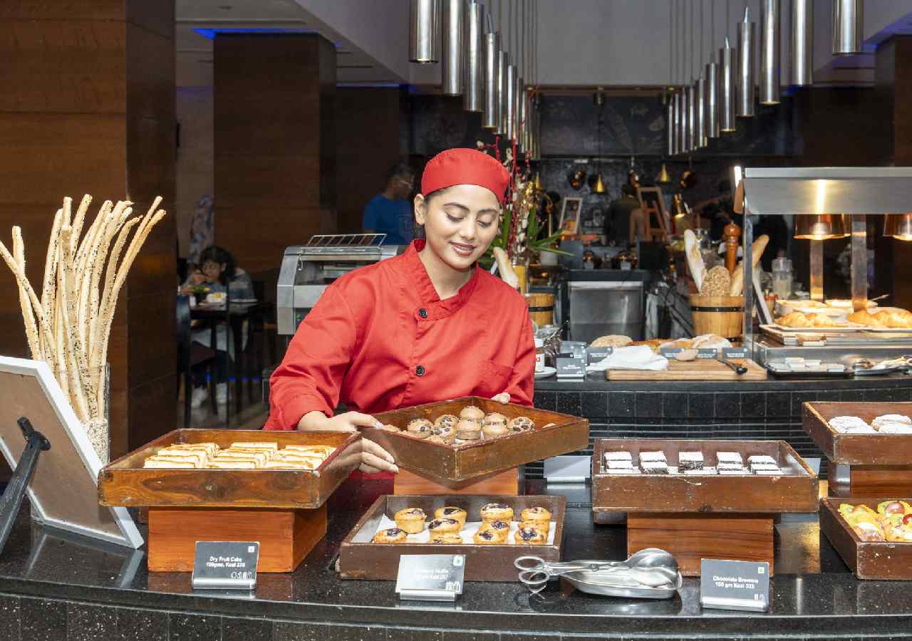 This hotel brunch takes city streets inside