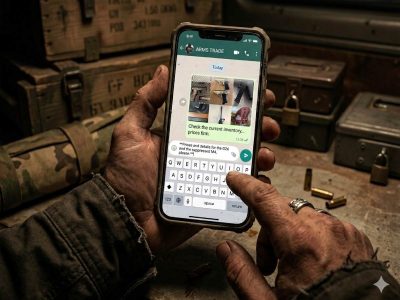 Encrypted chats, open offers: a look inside online gun trade