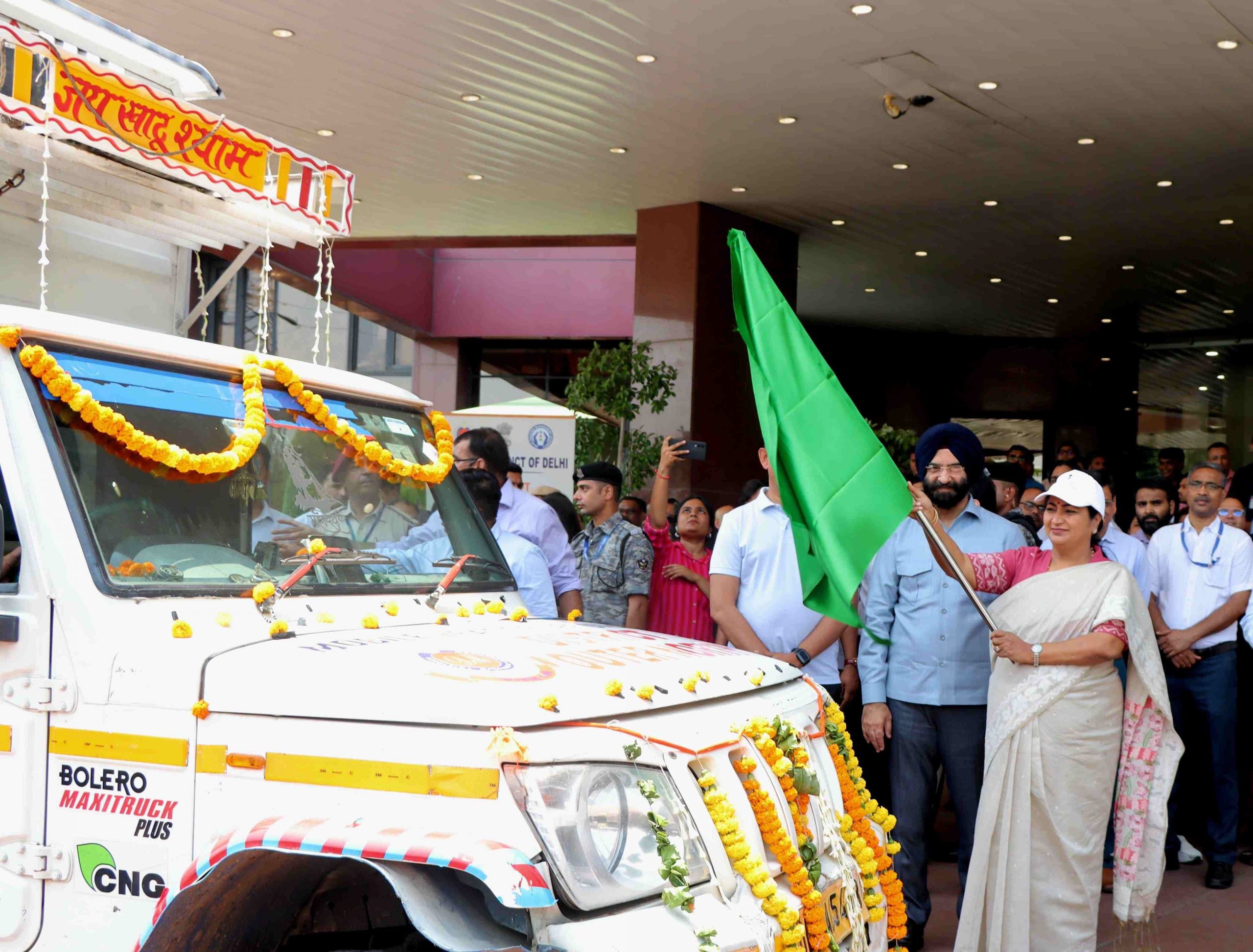 Delhi CM flags off 13 heatwave response vans for all districts