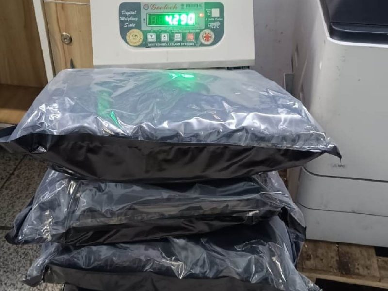 Rs 4 crore worth marijuana concealed in trolley bag seized at Delhi airport; two held