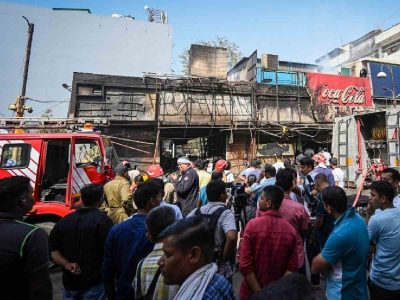 ‘Save us’ cries, climbing out of windows: Locals recount residents’ bid to escape from Govindpuri fire