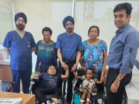 Delhi doctors treat two Papua New Guinea children with rare spinal birth defects