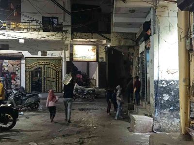 Sarai Kale Khan village is a haven for illegal buildings and continual construction