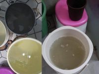 Delhi: Black water in Humayunpur, yellow sludge in Mahavir Enclave