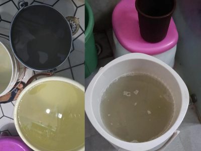 Delhi: Black water in Humayunpur, yellow sludge in Mahavir Enclave