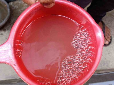 Brackish water at Mahavir Enclave