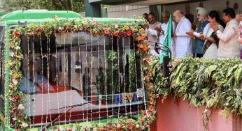 Delhi: Shah, Rekha Gupta flag off 300 e-buses to strengthen public transport