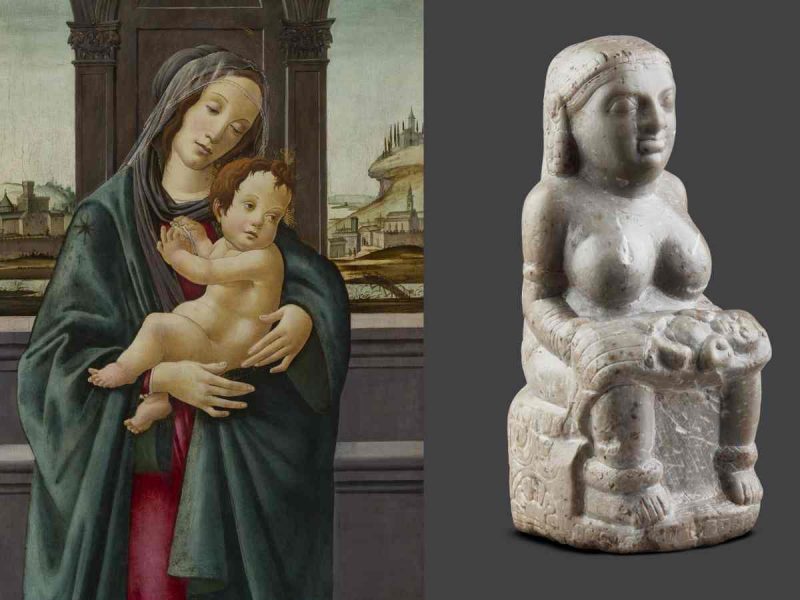 Botticelli meets Chamunda: one image, two worlds
