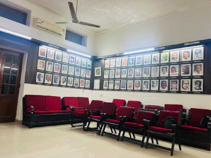 Portraits of prominent Malayalis adorn the Kerala Club in Connaught Place
