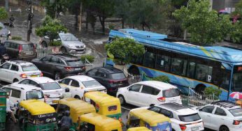Delhi rains trigger widespread waterlogging, traffic snarls; IMD issues orange alert