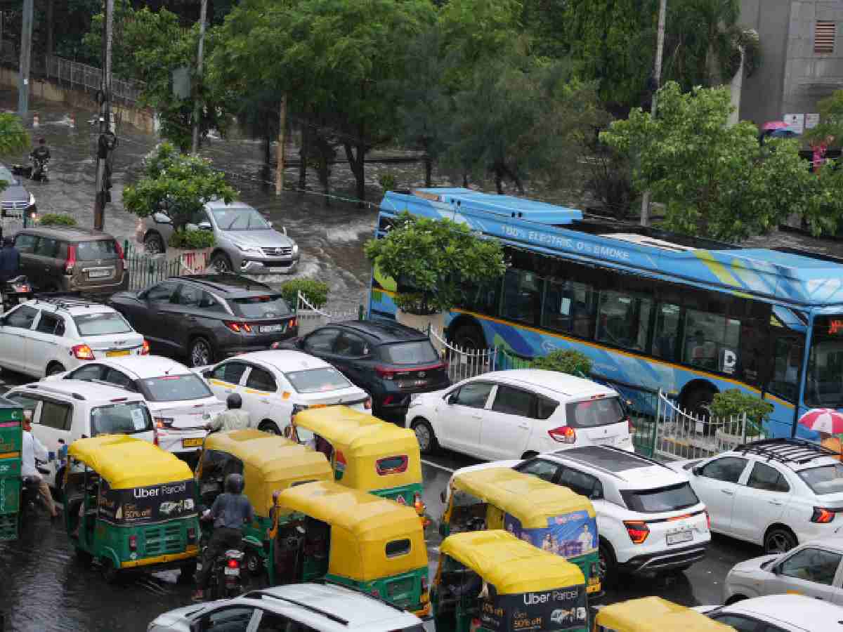 Delhi rains trigger widespread waterlogging, traffic snarls; IMD issues orange alert