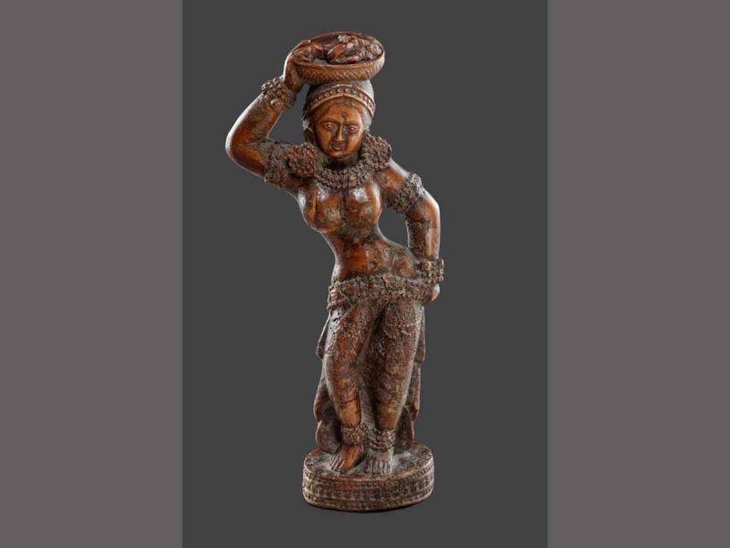 Mother and Child, ivory sculpture, Bengal,1st–2nd century AD