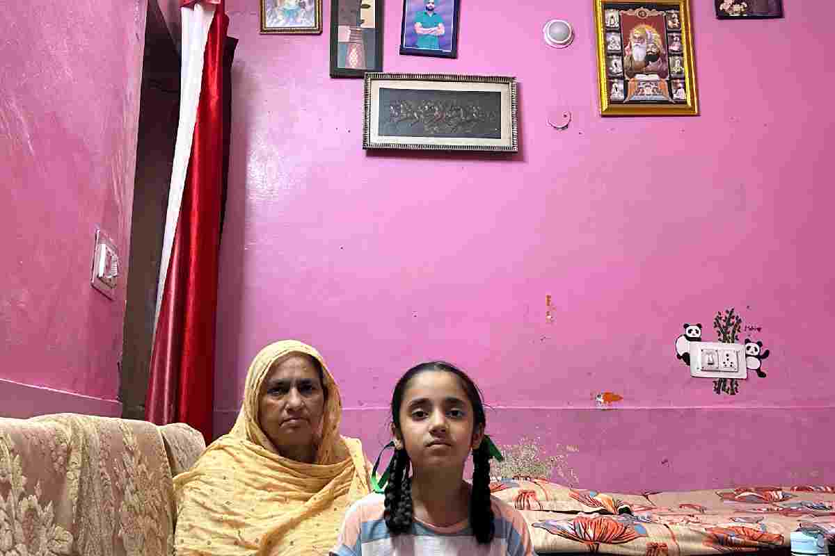 Asha Kaur with her granddaughter
