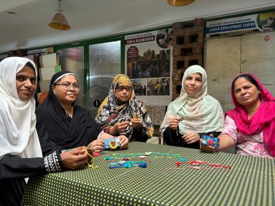 An initiative turned craft of Rakhi into livelihood for Nizamuddin women