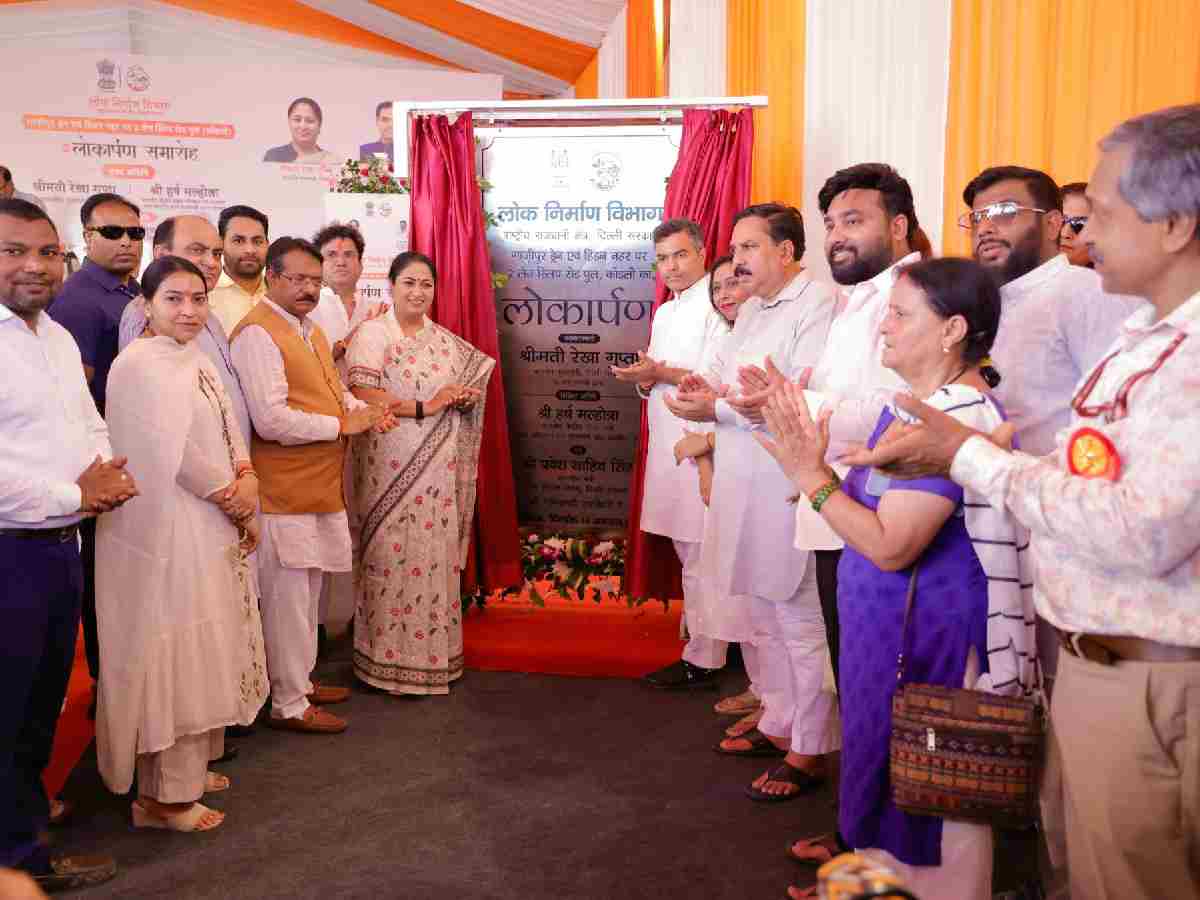Rekha Gupta inaugurates two-lane bridge in East Delhi