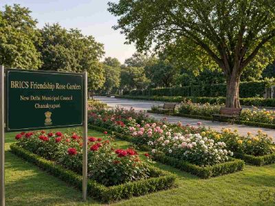 Roses, Lenin, Tolstoy, Mandela: Delhi’s BRICS map in bloom