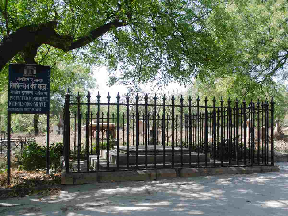 Nicholson Cemetry, one of Delhi's oldest, is named after the British General who stormed the city in 1857