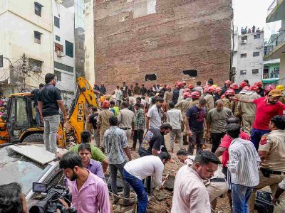 Satya Niketan building collapse: Owner apprehended from Rajasthan