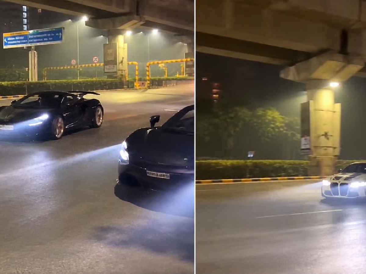 Viral clip shows sports car ‘drifting’ on Gurugram road; cops hunt for ‘daredevil’ driver