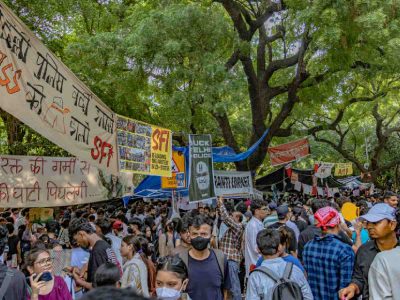 Over 100 detained as CJP protest in Delhi enters second day